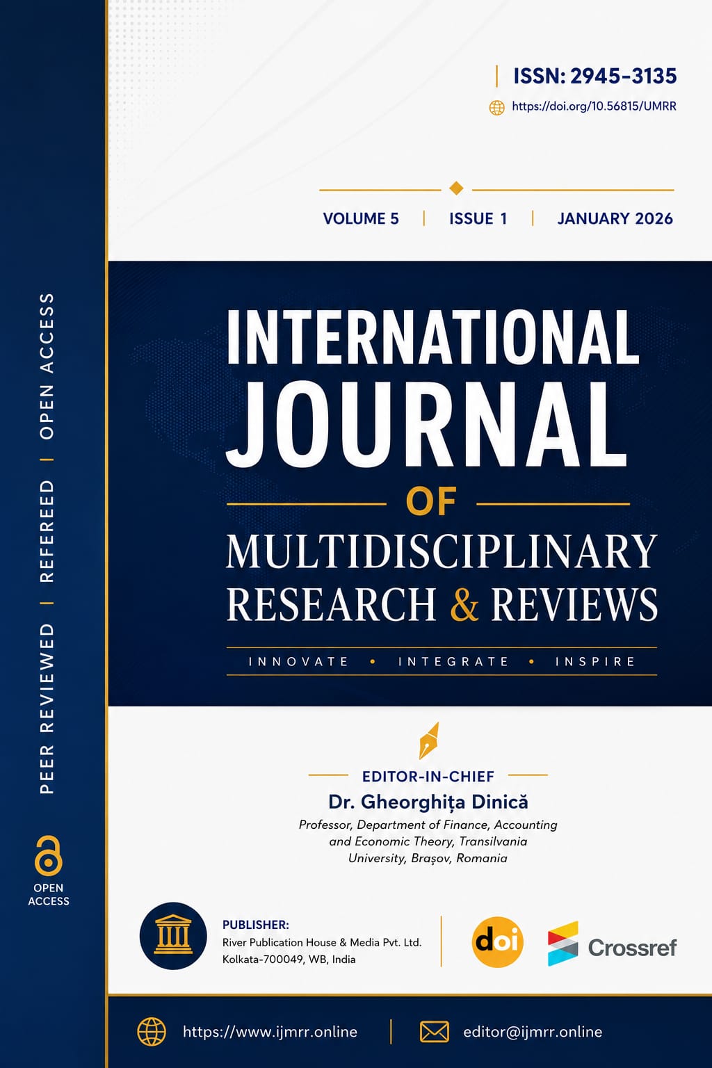 IJMRR Journal Cover Page